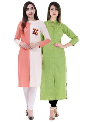 Multi colored combos kurta - 15605766 - Standard Image - 1