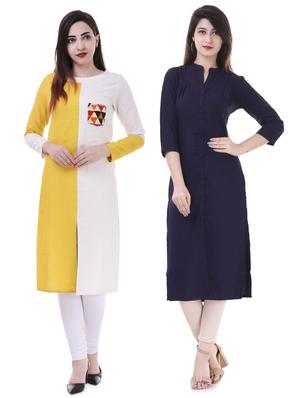 Multi colored combos kurta - 15605781 - Standard Image - 1