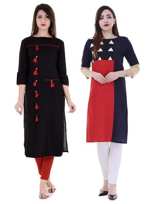 Multi colored combos kurta - 15605789 - Standard Image - 1