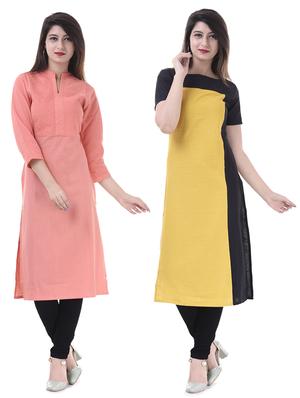 Multi colored combos kurta - 15605797 - Standard Image - 1