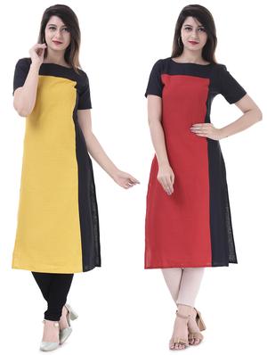 Multi colored combos kurta - 15605802 - Standard Image - 1