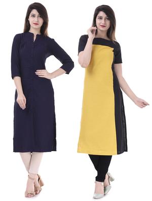 Multi colored combos kurta - 15605803 - Standard Image - 1