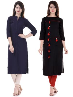 multi colored combos kurta - 15605807 - Standard Image - 1