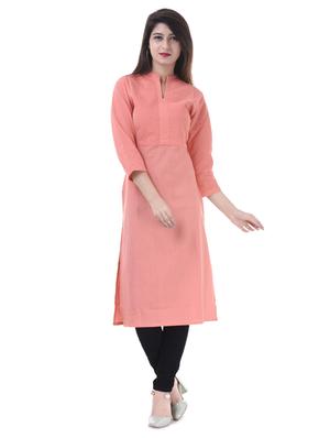 Pintucks straight kurta - 15605809 - Standard Image - 1