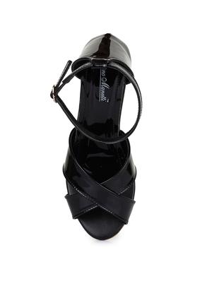 black ankle strap sandals - 15605990 - Standard Image - 4