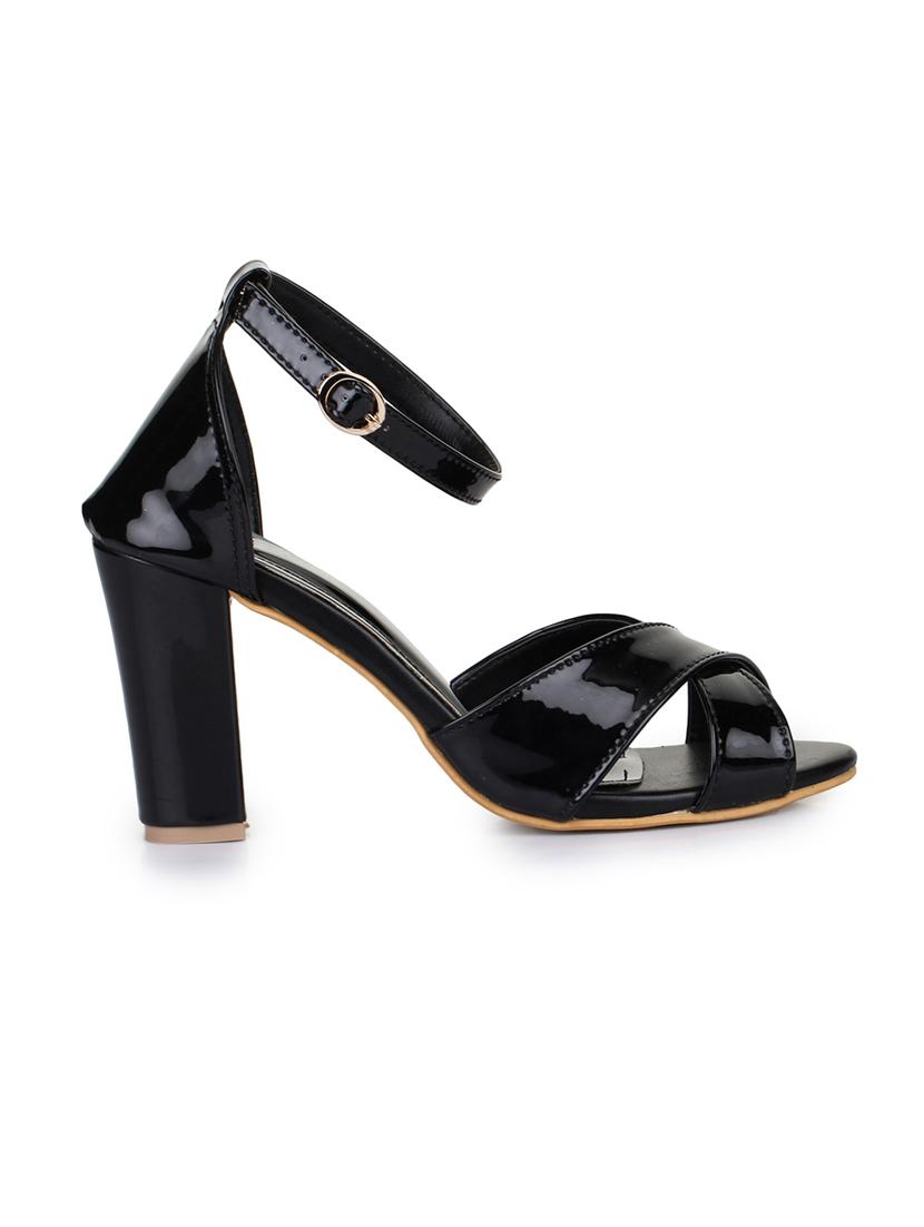 black ankle strap sandals - 15605990 - Zoom Image - 2
