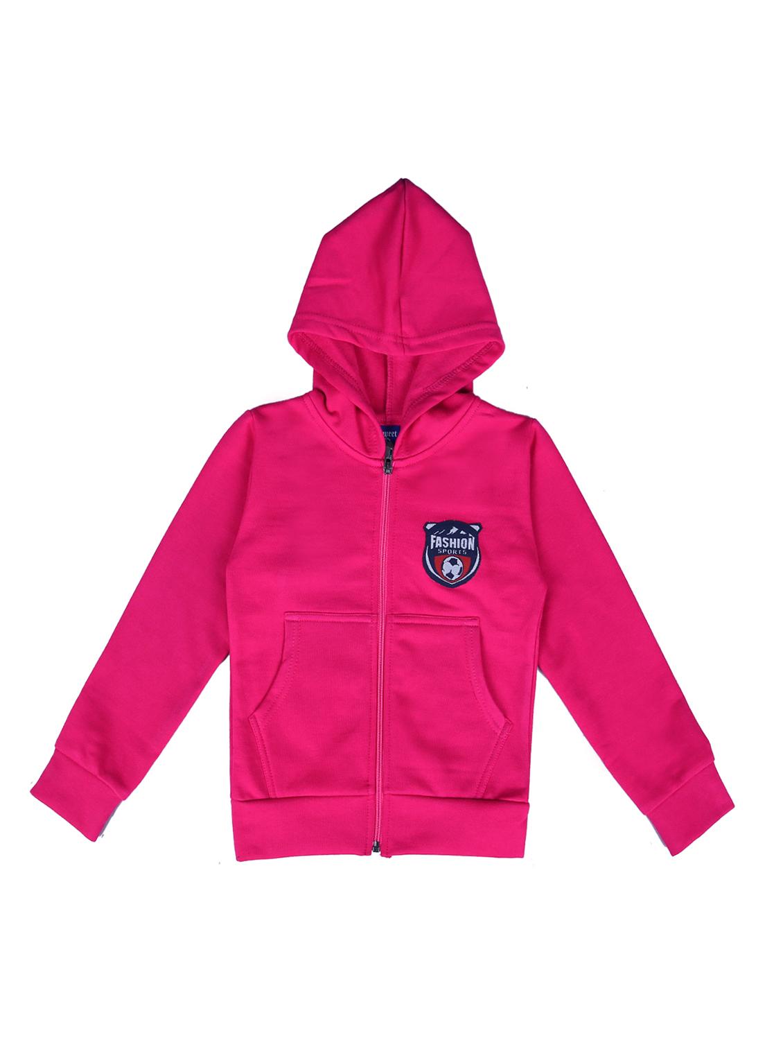 pink fleece sweatshirt - 15606295 - Zoom Image - 1