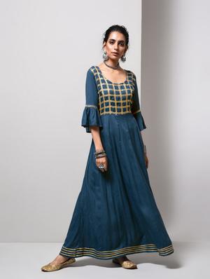 Bell sleeves gotta work dress - 15606720 - Standard Image - 1