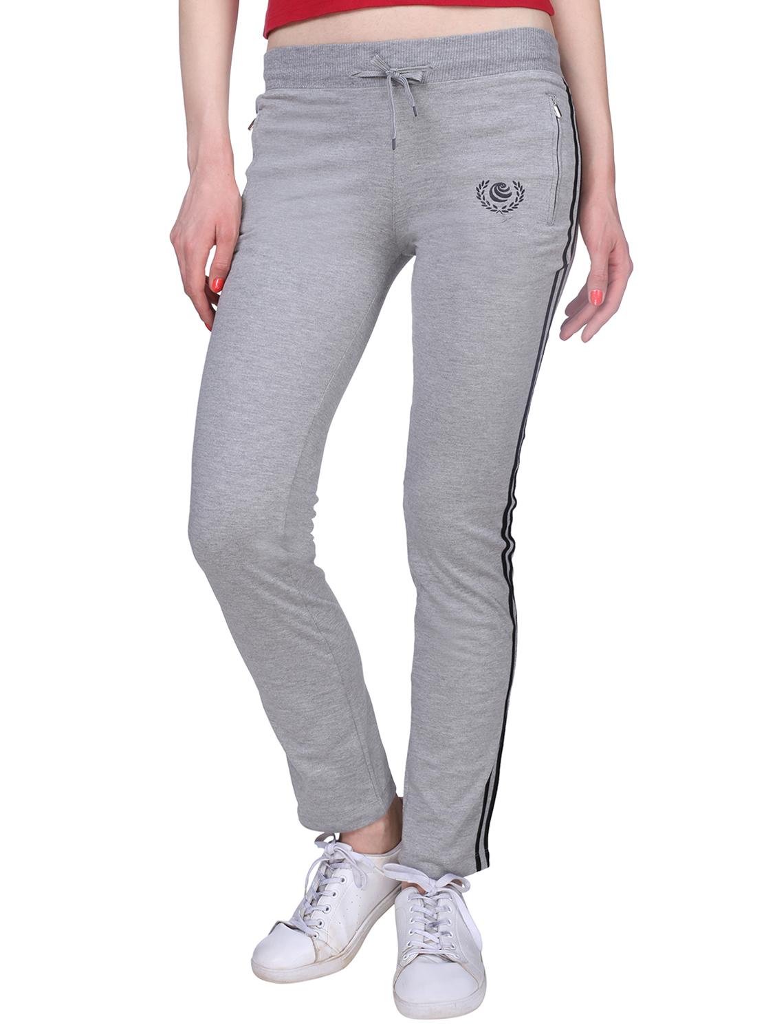 drawstring waist side striped track pants - 15607202 - Zoom Image - 1