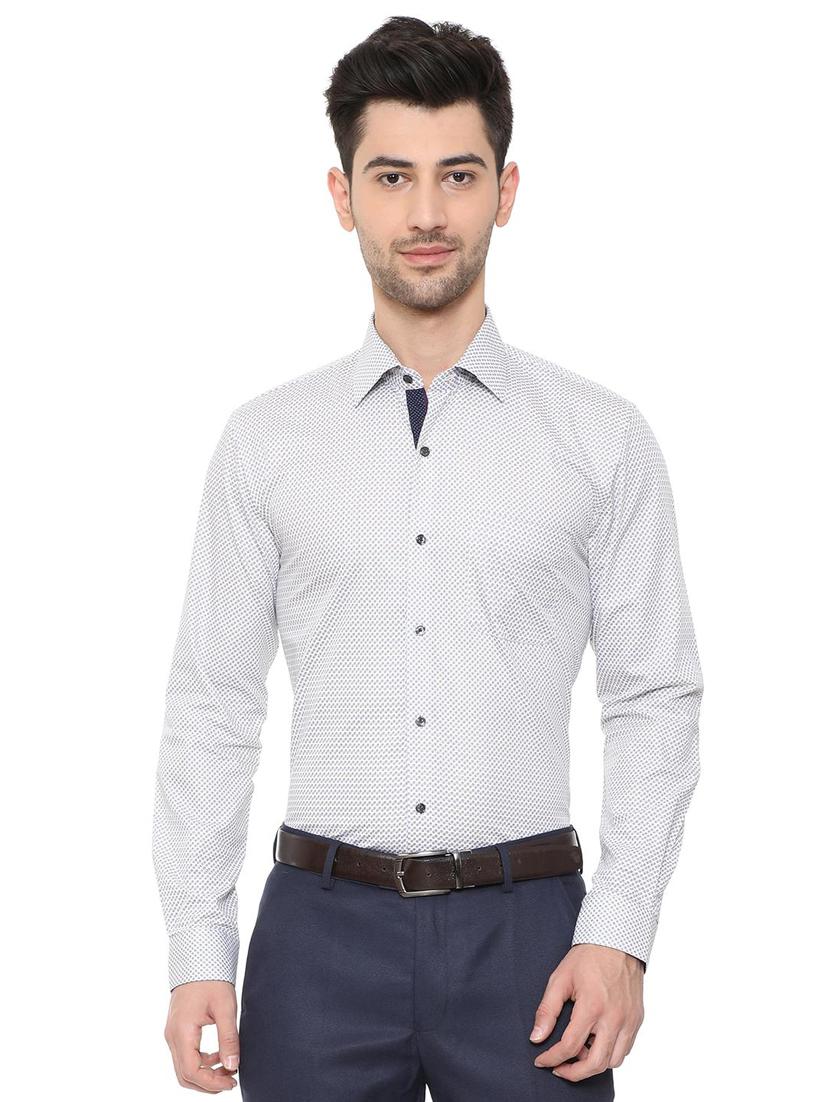 white cotton formal shirt - 15608603 - Zoom Image - 1