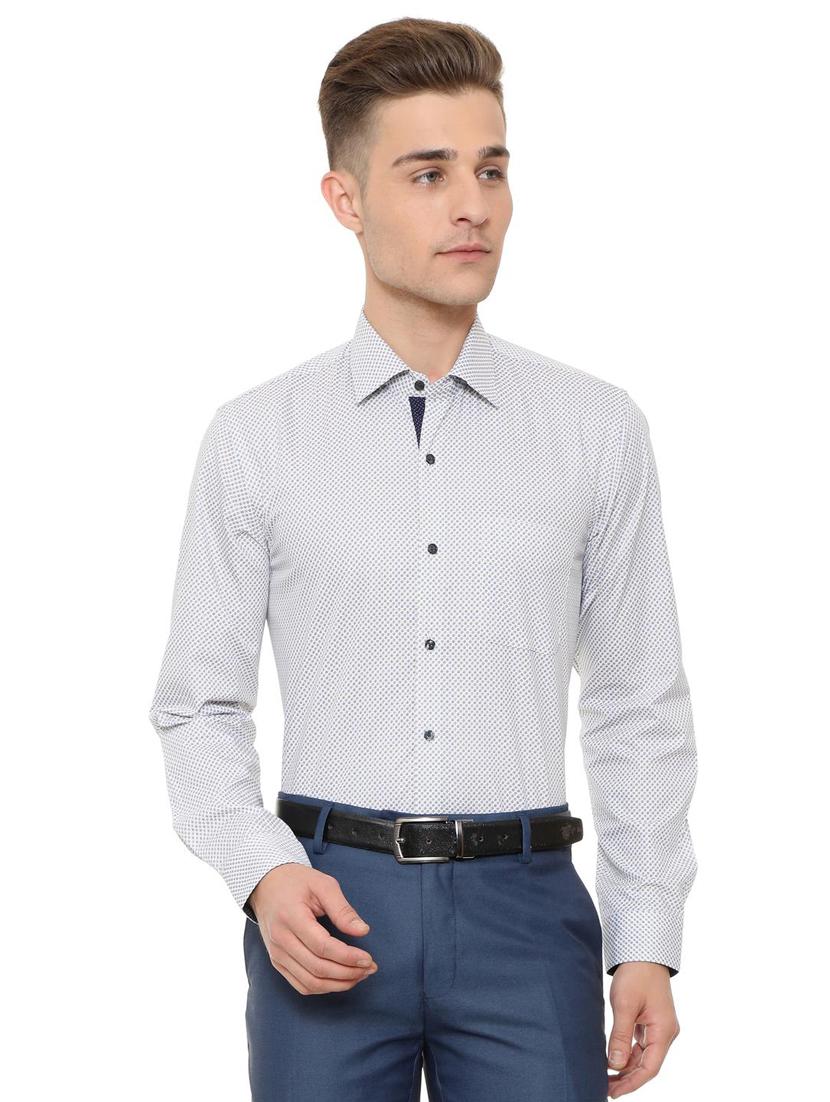 white cotton formal shirt - 15608608 - Zoom Image - 1