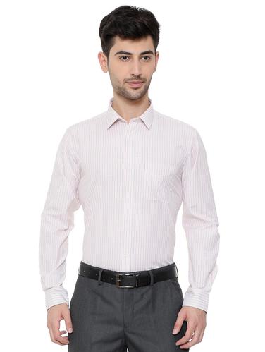white cotton blend formal shirt - 15608646 - Very Small Image - 1