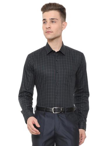 black cotton formal shirt - 15608648 - Very Small Image - 1