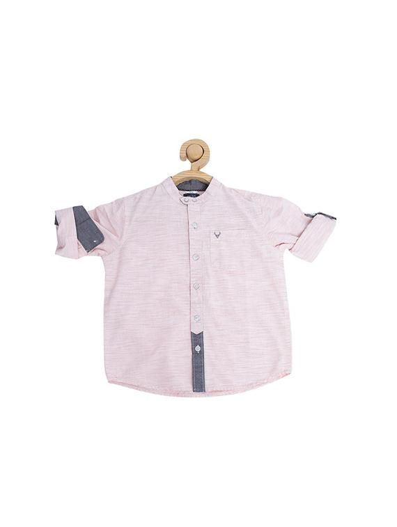 pink cotton blend shirt - 15608860 - Zoom Image - 1