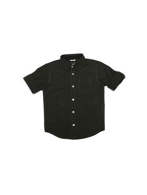 green cotton blend shirt - 15608872 - Standard Image - 1