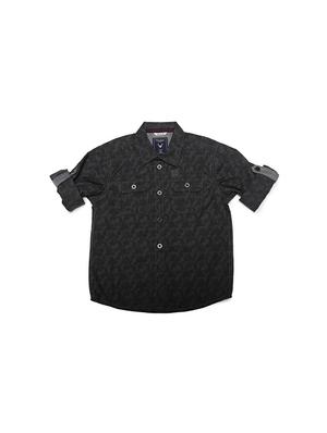 grey cotton blend shirt - 15608882 - Standard Image - 1