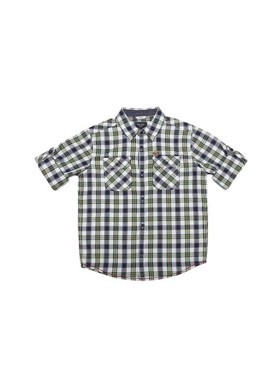 green cotton blend shirt - 15608892 - Zoom Image - 1
