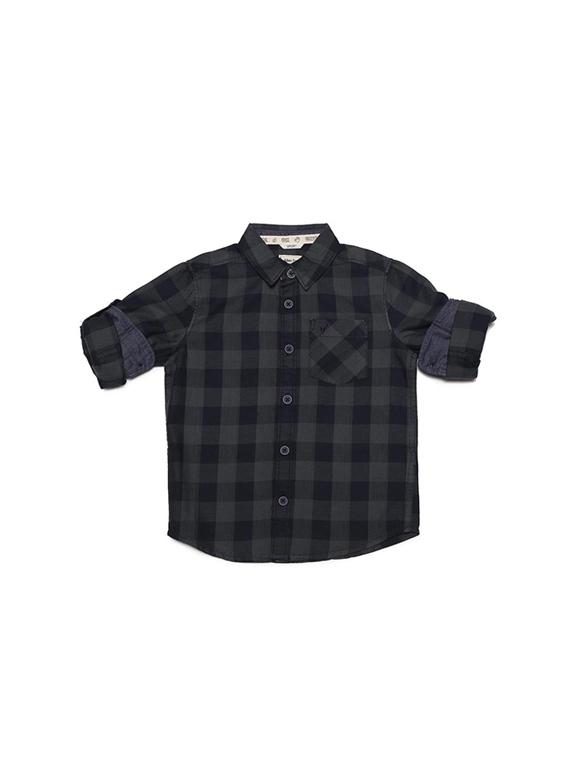 grey cotton blend shirt - 15608893 - Zoom Image - 1