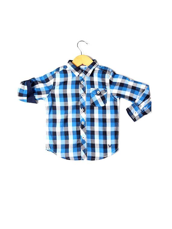 blue cotton shirt - 15608905 - Zoom Image - 1