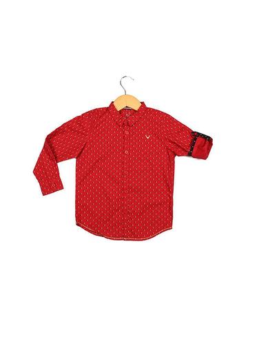 red cotton shirt - 15608906 - Very Small Image - 1
