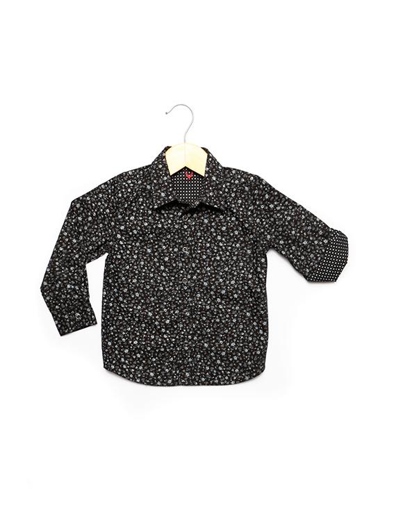 black cotton shirt - 15608908 - Zoom Image - 1
