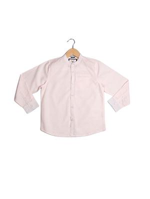 pink cotton blend shirt - 15608913 - Standard Image - 1