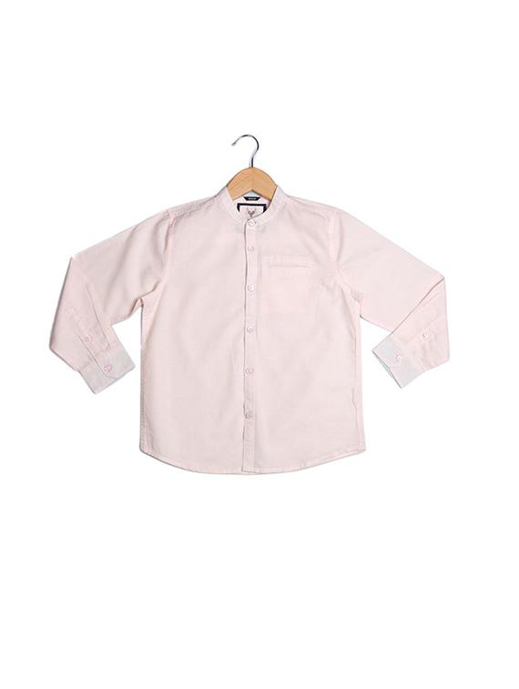 pink cotton blend shirt - 15608913 - Zoom Image - 1