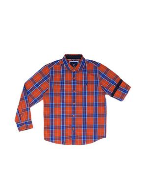 orange cotton blend shirt - 15608921 - Standard Image - 1