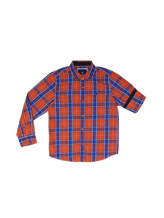 orange cotton blend shirt - 15608921 - Zoom Image - 1