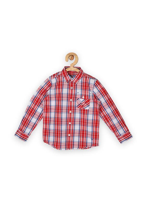 red cotton shirt - 15608932 - Zoom Image - 1