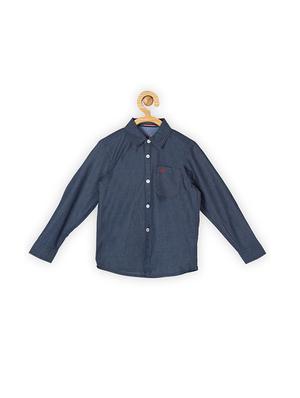 blue cotton shirt - 15608936 - Standard Image - 1