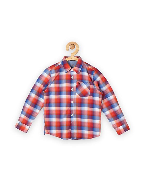 red cotton shirt - 15608937 - Zoom Image - 1