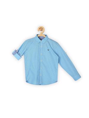 blue cotton shirt - 15608939 - Standard Image - 1