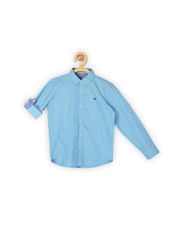 blue cotton shirt - 15608939 - Zoom Image - 1