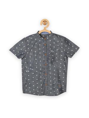 grey cotton shirt - 15608943 - Standard Image - 1