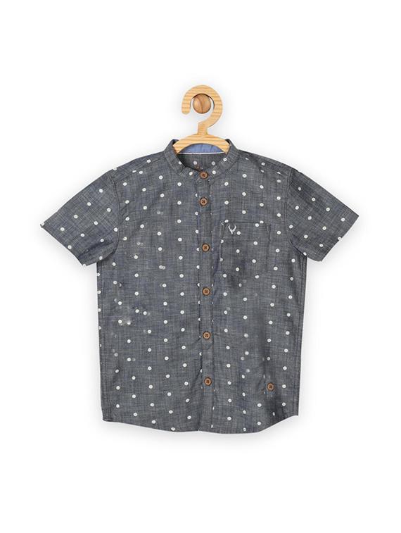 grey cotton shirt - 15608943 - Zoom Image - 1