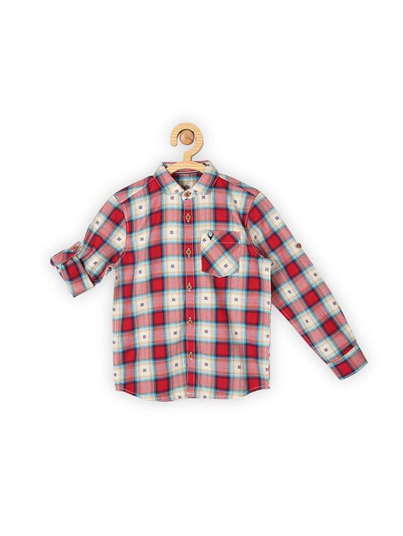 red cotton shirt - 15608950 - Zoom Image - 1