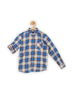 blue cotton shirt - 15608951 - Standard Image - 1