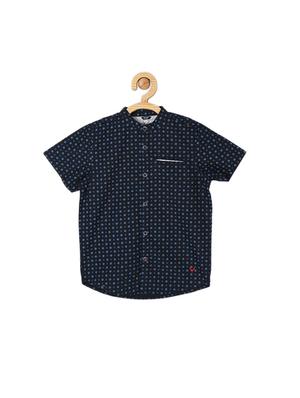 navy blue cotton shirt - 15608952 - Standard Image - 1