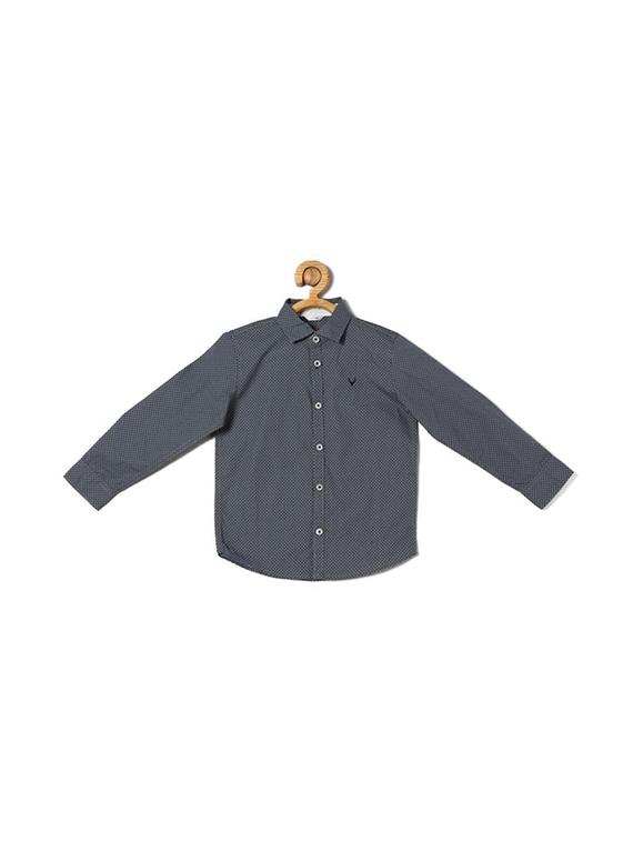 grey cotton blend shirt - 15608956 - Zoom Image - 1