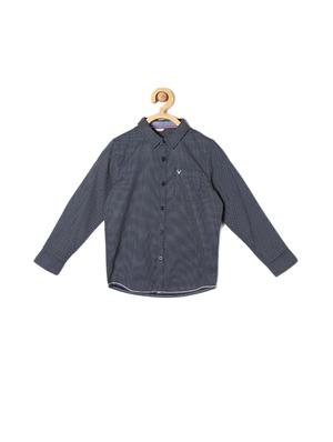 grey cotton blend shirt - 15608966 - Standard Image - 1