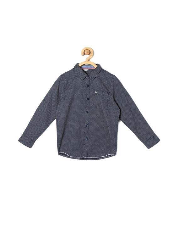 grey cotton blend shirt - 15608966 - Zoom Image - 1
