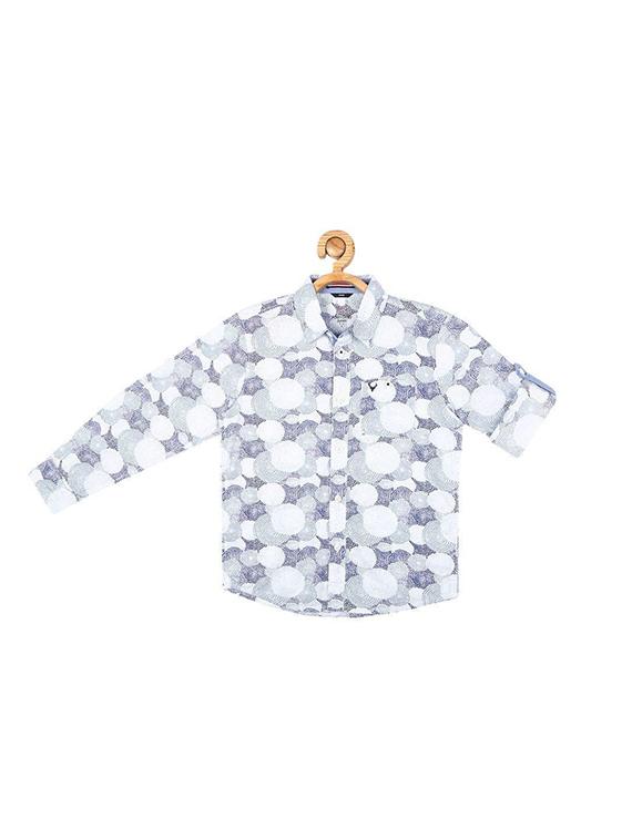 blue cotton shirt - 15608983 - Zoom Image - 1