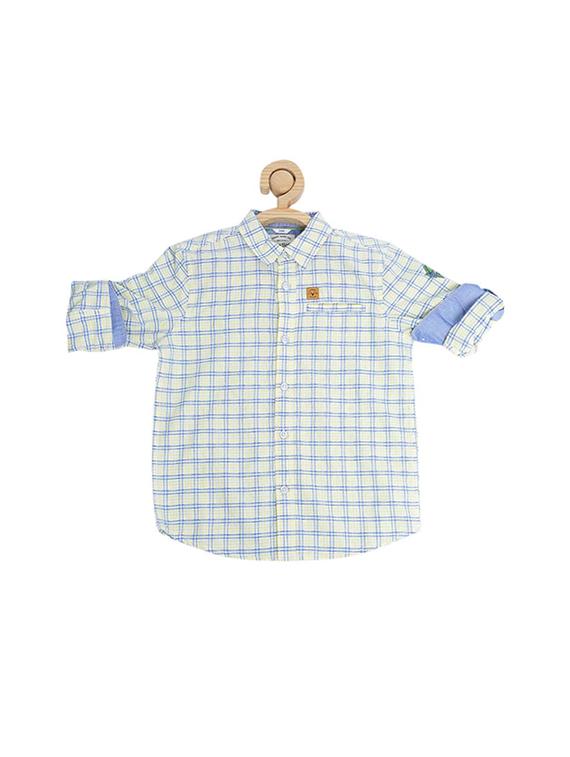 multi colored cotton blend shirt - 15608994 - Zoom Image - 1