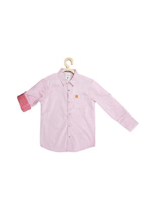 pink cotton blend shirt - 15608995 - Standard Image - 1