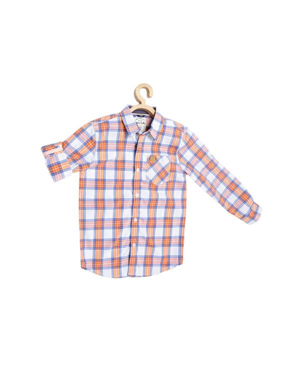orange cotton blend shirt - 15608999 - Zoom Image - 1