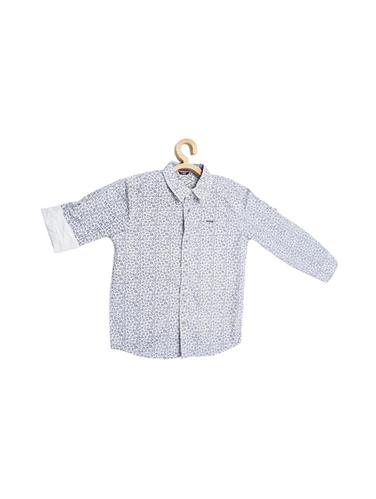 white cotton blend shirt - 15609009 - Very Small Image - 1