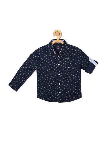navy blue cotton shirt - 15609015 - Very Small Image - 1