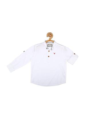 white cotton shirt - 15609016 - Standard Image - 1