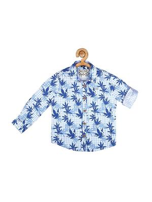blue cotton shirt - 15609023 - Standard Image - 1
